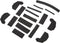 Omix-Ada | 13510.70 | Hard Top Seal Kit, Foam Blocker | OE Reference: 68026937AB | Fits 2011-2014 Jeep Wrangler JK...