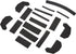 Omix-Ada | 13510.70 | Hard Top Seal Kit, Foam Blocker | OE Reference: 68026937AB | Fits 2011-2014 Jeep Wrangler JK...