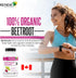 Renew Actives Organic Beetroot Supplement: 1300mg Extract for High Antioxidant Levels - Promotes Wellness - 90 Veggie Capsules...