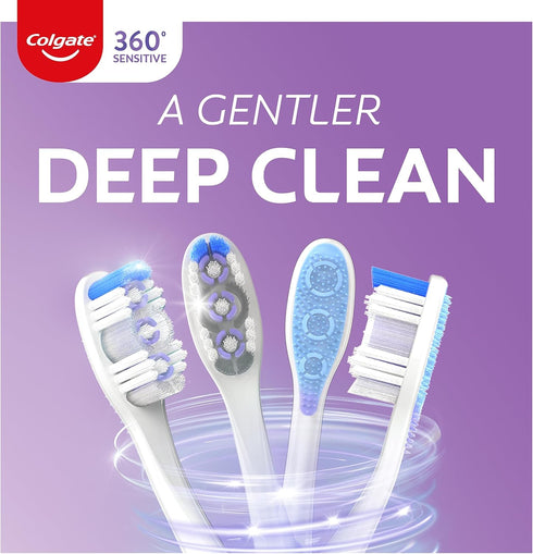 Colgate Enamel Health Sensitive Toothbrush, Extra Soft, 2 ct...