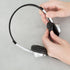 Egghead Stereo School Headphone with Leatherette Ear Cushion, Black, EGG-IAG-1008-SO...