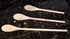 3 piece Long Handle Wooden Mixing Spoon Set - 10", 12" and 14" Long (1 set)...