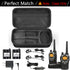 ANKHOH Walkie Talkie Case Holder for 50 Channel GMRS Two-Way Radio, Long Range Handheld Mobile Radios Hard Storage Carrying Box for Rechargeable B...