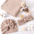DRESHOW BQUBO Newborn Receiving Blanket Toddler Warm for Girls with Matching Bow Hat and Bow Headband Shower Gift...
