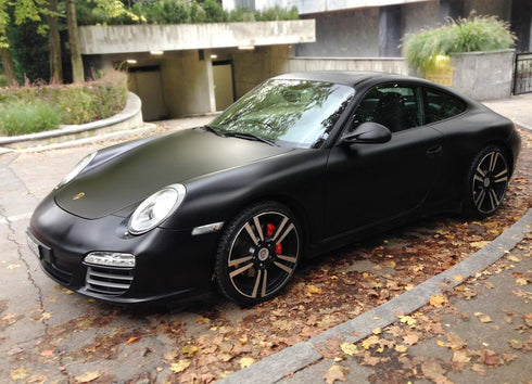 VViViD Black Matte Automotive Vinyl Wrap Film w/ 3M Toolkit (1ft x 5ft)...