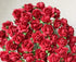100 pcs mini paper flowers red color 18 mm mulberry paper flower scrapbooking wedding card supplies embellishment mini paper roses for crafts...