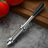 Fruit Peeling Knife, Digging Eyes, Grater, Multifunctional Vegetable Slicer, Zinc Alloy Three-In-One Scraper Peeler, Food Chopper with Non-Slip Ha...