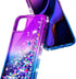 NGB Supremacy Compatible with iPhone 12/12 Pro Case with Tempered Glass Screen Protector, Ring Holder/Wrist Strap, Girls Women Liquid Bling Sparkl...