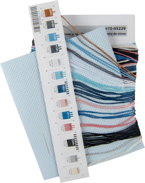 Dimensions Be Kind to Yourself Embroidery Needlepoint Kit for Beginners, 5" x 7", Printed Fabric 4 Piece...