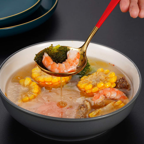 7.6'' Gravy Ladle Sauce Soup Spoon Heavy Duty 18/10 Stainless Steel for Small Dishes (2 pcs)...