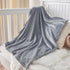 KMUSET Kids Blanket for Boys Girls 30x40 inches, Soft Cozy Fuzzy Swaddle Throw Blanket, Small Fleece Blanket for Crib Stroller, Grey...