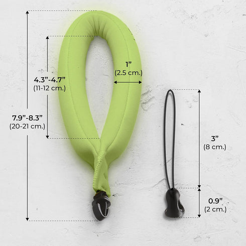 Waterproof Camera Floaty (2-Pack) – Floating Strap for Action Cameras, GoPro Accessories, DJI Floating Handle, Phone Floating Strap, and Pool Floa...