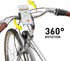Nite Ize Squeeze Rotating Smartphone Bar Mount - Universal Phone Mount for Bike Handlebar - Phone Holder with Universal Mounting Strap - Transluce...
