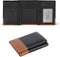 ESTALON Real Leather Trifold Wallet For Men-RFID Slim Tri Fold Wallets Minimalist 3 fold Credit Card Holder ID Window (Phantom)...