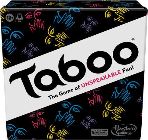 Hasbro Gaming Taboo Classic Game, Party Word Guessing Game for Adults and Teens, Board Game for 4+ Players Ages 13 and Up...