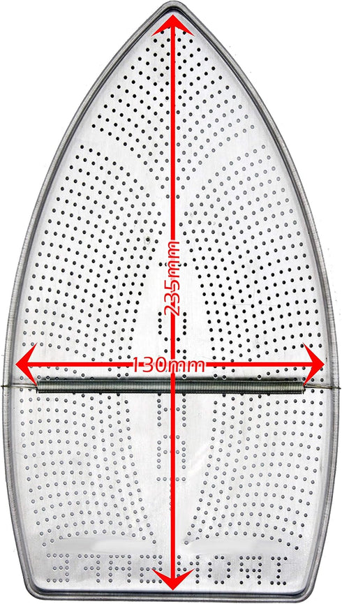 Iron-Safe Premium Iron Shoe with Top Hat Non-Stick Laminate Sole Plate...