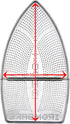 Iron-Safe Premium Iron Shoe with Top Hat Non-Stick Laminate Sole Plate...