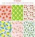 WRAPAHOLIC Wrapping Tissue Paper - 60 Sheets 14 x 20 Inch Fruit and Flamingo Tissue Paper Bulk for Gift Wrapping, Arts & Crafts, Packing and Decor...