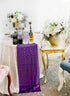 ShinyBeauty 12" x 108" Sequined Table Runner - Purple...