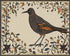 Posterizer 1 pcs- Black and orange bird and flowers-Art for Animal Lovers- Gift for Men Women Entrepreneur Teens-decor for Bedroom, Office, Living...