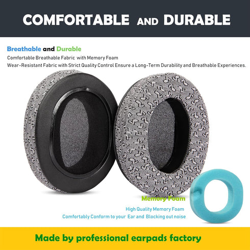 Premium Earpads Cushions Replacement Compatible with Sony MDR 7506 MDR V6 Corsair HS50 HS60 HS70 Pro Gaming Headset Ear pads with Softer Protein L...
