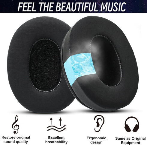 HyperX Cloud 2 Earpads, Upgrade Cloud Alpha Ear Cushions Pads, Earcups Replacement for HyperX Cloud Stinger/Cloud Flight/Cloud II/Cloud Alpha Wire...