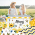 VIVIQUEN 24 Pack Gold Honey Bee Double-Sided Paper, 12-inches Autumn Textured Scrapbook Paper Sunflower Craft Paper Folded Flat for DIY Background...