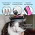 MalsiPree Pet Grooming Brush for Dogs/Cats, 2 in 1 Deshedding Tool & Dematting Undercoat Rake for Mats & Tangles Removing, Reduces Shedding by up ...