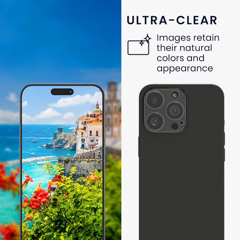 kwmobile Camera Lens Protector Compatible with Apple iPhone 14 Pro/iPhone 14 Pro Max (2 Pack) - Clear Tempered Glass Phone Lenses Protectors...