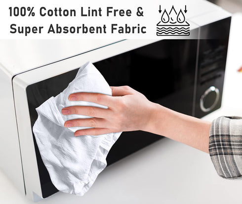 RUVANTI Flour Sack Towels 6 Pack 28x28 Inch, 100% Cotton Tea Towel, Reusable, Machine Washable, Absorbent BarTowels - Dish Cloth Perfect for Dryin...