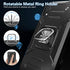 iPhone XR Case with Screen Protector,iPhone XR Case, Shock Absorption Heavy Duty Drop Test Cover with Car Mount Kickstand Lightweight Protective P...