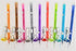 7" DIAMOND Shaped Multicolor Ink GEL PEN (24 PACK) For Writing, Drawing, Notes...