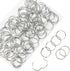 Loose Leaf Binder Rings 1-Inch?100 Pack? Office Metal Book Rings, Nickel Plated Steel Key Rings for School?Sliver...