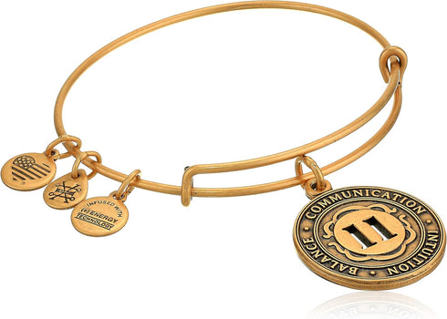 Alex And Ani Replenishment 19 Women's Numerology Number Eleven, Charm Bangle, Rafaelian Gold...