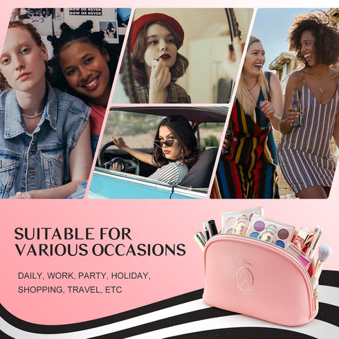 Color Nymph Beginner Makeup Set, Full Starter Cosmetics Set for Teenager Girls with Eyeshadow Palette Blush Lipstick Lip Pencil Eye Pencil Brush M...