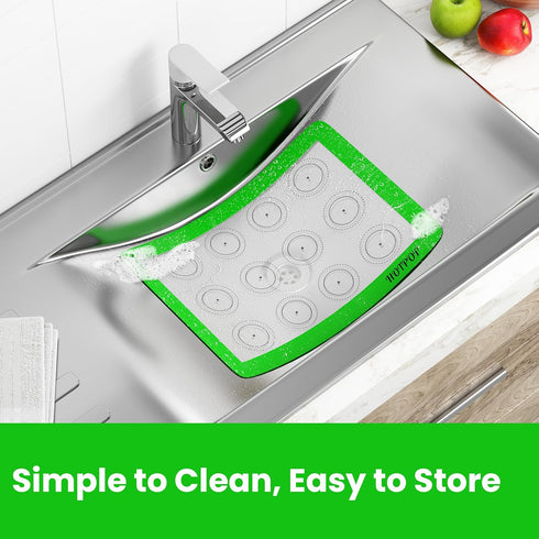 HOTPOP | Reusable Macaron Cookie Sheet, Non Stick Baking Mats, 0.75mm (2 Half Sheets , 2 Quarter Sheets), Set of 4...