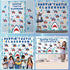 Shark Bulletin Board Kit Under The Sea Classroom Decorations Back to School DIY Photo Bulletin Board Set Ocean Theme Shark Paper Cutouts Decor for...