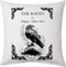 Universal Zone The Raven by Edgar Allan Poe Pillow Cover, Book Pillow Cover....