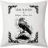 Universal Zone The Raven by Edgar Allan Poe Pillow Cover, Book Pillow Cover....