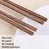 GLAMFIELDS 12 Inches Long Wenge Wood Chopsticks for Hotpot Reusable Chinese Style Chopsticks Kitchen Chop Sticks 2 Pairs...