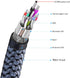 6 ft USB 3.0 A Male to A Male Cable,USB 3.0 to USB 3.0 Cable Nylon Braid USB Male to Male Cable Double End USB Cord Compatible with Hard Drive Enc...