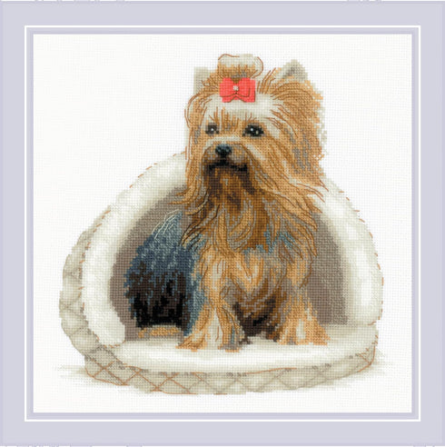 RIOLIS Counted Cross Stitch kit 2152 Yorkshire Terrier...