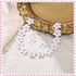 Flyonce Prom Jewelry Daisy Flower Necklace with Earrings Set for Women, Movie Doll Cosplay Jewelry Set Dress Up Accessories for Prom Dress...