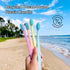 Cocofloss Cocobrush, Ultra-Soft Manual Toothbrush, Dentist-Designed, Gentle on Gums, Made from Recycled Plastic, Limoncello Yellow...