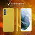 S21 Plus Phone Case | 3 Layers Extra Slim Premium Liquid Silicone with Microfiber Cloth and PC Material. Shockproof with Soft Edges and Hard Back....
