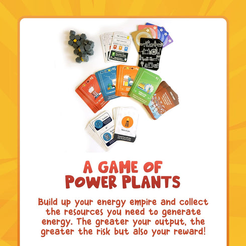 Power Failure: A Strategy Card Game about Power Plants and Energy Generation – Science Board Game on Nuclear, Renewable, and Fossil Fuels - Educat...