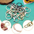 20pcs Lobster Claw Clasps Keychain for Jewelry Making,Metal Lobster Clasp Lobster Claw Clasps Hook with Flat Split Keychain Ring with Swivel Trigg...