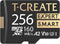 TEAMGROUP T-CREATE S.M.A.R.T A2 256GB Micro SDXC U3 V30 4K R/W Speed up to 160/150 MB/s High Speed Flash Memory Card for Creators, Compatible with...