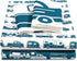 Camco Life is Better at The Campsite Queen-Size Bed Sheets | Set Includes (1) Fitted, (1) Flat Sheet and (2) Pillow Cases | Blue RV Print (53298)...