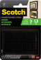 Scotch Multi-Purpose Hook and Loop Fasteners, For Indoor Use, Black,78 in,24-Pair,48-Squares...